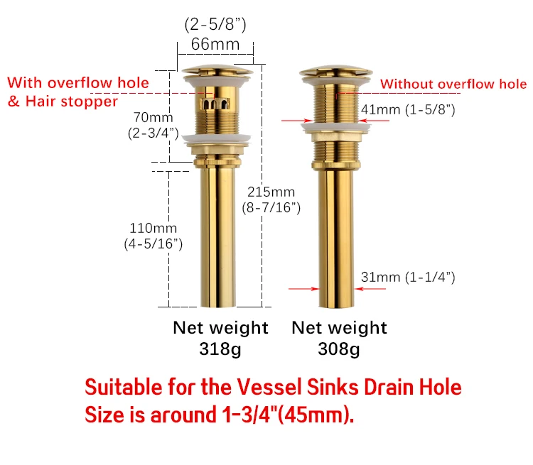 Ванная Комната Раковина Pop Up Дрейн для бассейна сосуд с волос сито для раковины ловушка сливное отверстие золото твердая латунь интимные аксессуары AH6147