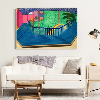 

Avid Hockney Abstract Art Canvas Posters Painting Wall Art Decorative Home Decor