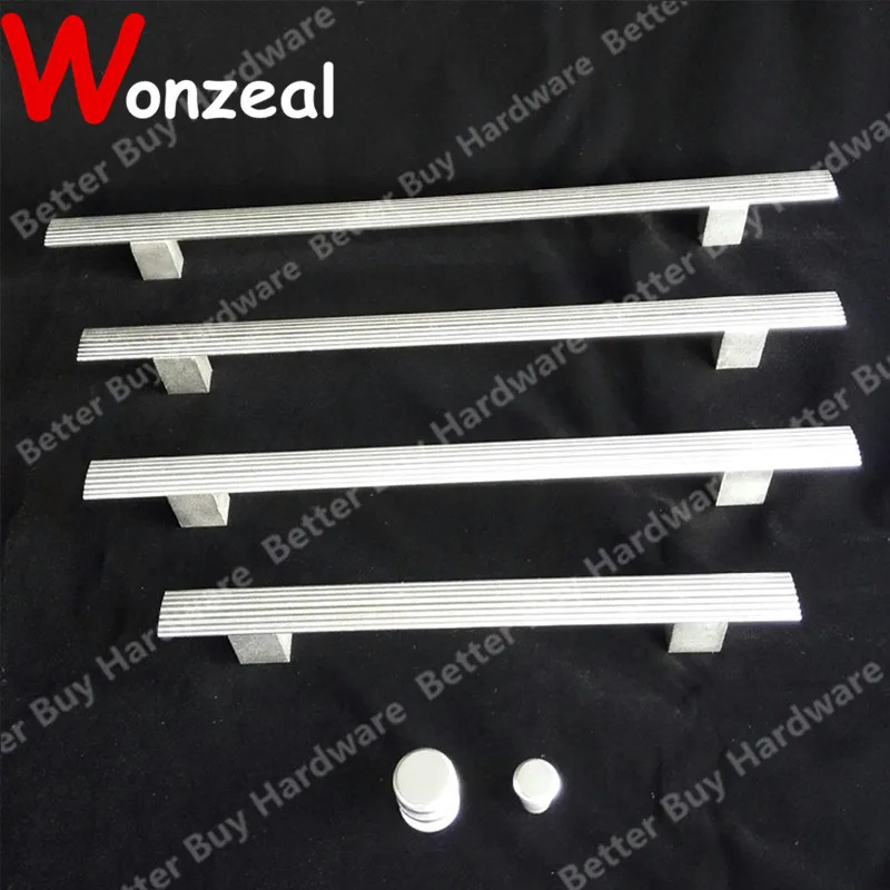 

HoleC:C: 160mm/224mm/254mm/285mm Aluminum Kitchen Furniture pulls Solid wardrobe handle drawer handle Cabinet handle knobs