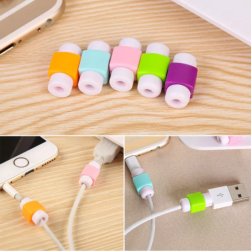 20pcs Cable Protector For iPhone Charging Protection Wire Cable Winder