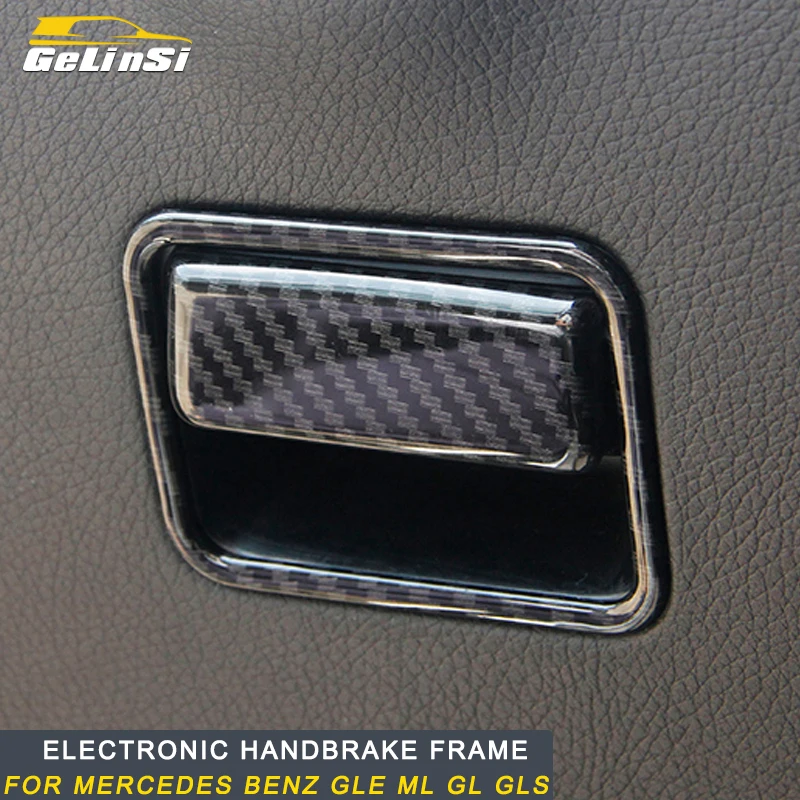 

Gelinsi For Mercedes Benz GLE ML GL GLS Electronic Handbrake Frame Cover Trim Sticker Cover Accessories Auto