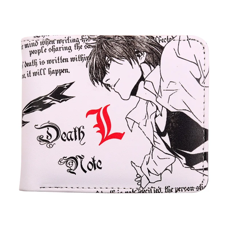 Мужской кошелек с рисунком из аниме Death Note|wallet bifold|pattern pursepurse clutch |