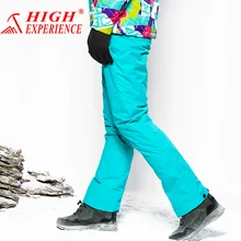 High Experience зимние лыжные штаны Для женщин зимние штаны водонепроницаемые лыжные брюки Для женщин зимние лыжные брюки женские зимние брюки