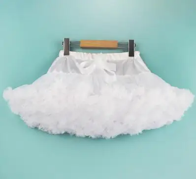 LLT066) Высококачественная Милая юбка в стиле «Лолита» для женщин/детей, однотонная универсальная юбка принцессы, Пышные юбки - Цвет: 1