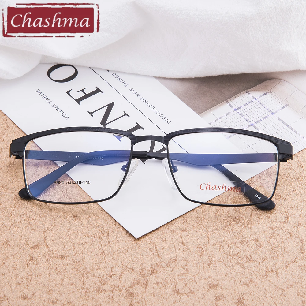 Металлическая оправа для очков Chashma брендовые дизайнерские мужские очки