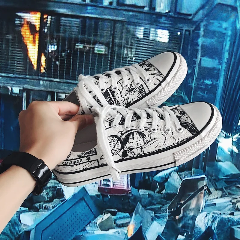 Popular 2019 Young Casual Footwear Men Comfortable Canvas Shoes For Men Non-Slip Flats Shoes Mens Rubber Sole Fashion Sneakers