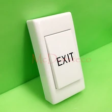 Нет/NC/COM узкая кнопка выхода настенное крепление кнопка выхода кнопочный переключатель для электрической системы контроля доступа