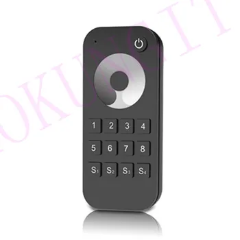 

8 Zones 2.4G Brightness Remote Control RT8 Work with V series wireless receiver/Touch Panel; Led Single color light remote