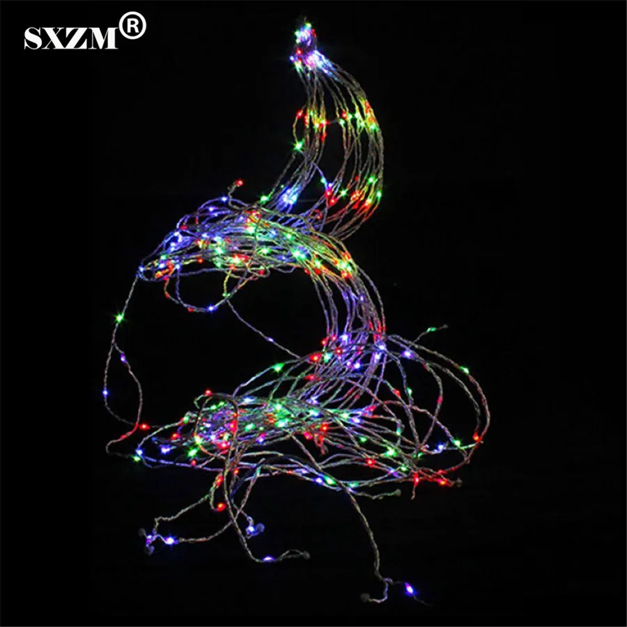 SXZM 12V 20X2Meter 400leds Led string Light Super Soft flexible strip DC 5.5X2.1mm outdoor decoration Xmas tree Garden Party SXZM 12V 20X2Meter 400leds Led string Light Super Soft flexible strip DC 5.5X2.1mm outdoor decoration Xmas tree Garden Party