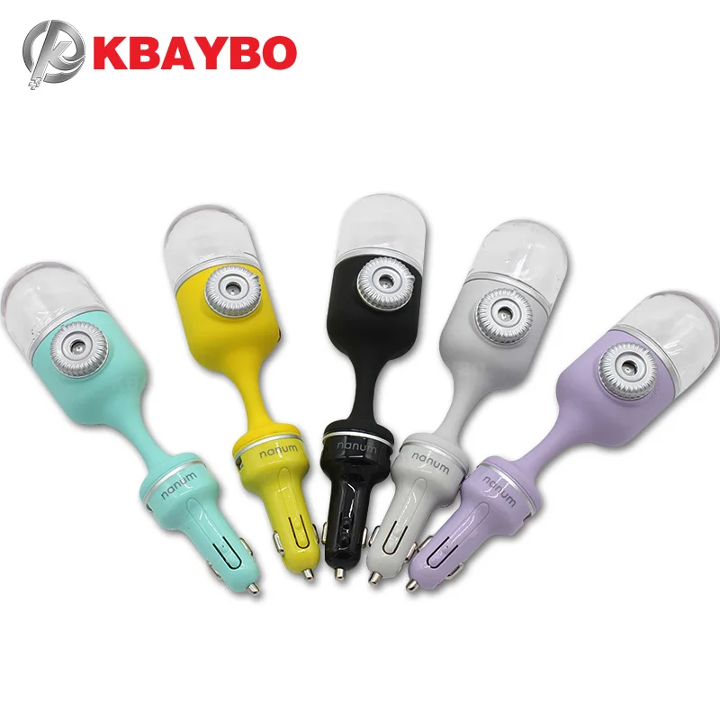 

KBAYBO Car Air Humidifier Mini Car Aroma essential oil Diffuser Humidifier Aromatherapy Portable cool mist Purifier in car