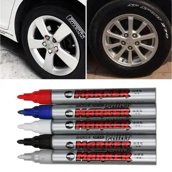 

New Style 12pcs Car Tire Paint Marker Pen Waterproof Universal Permanent Car Tyre Tread Rubber Metal Easy To Use
