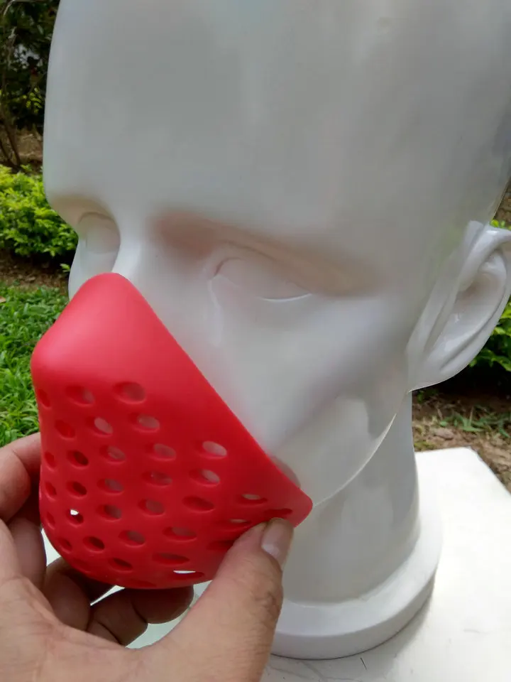 one size cosplay black&red Mini Soft Non-Toxic Rubber Spiderman Faceshell props