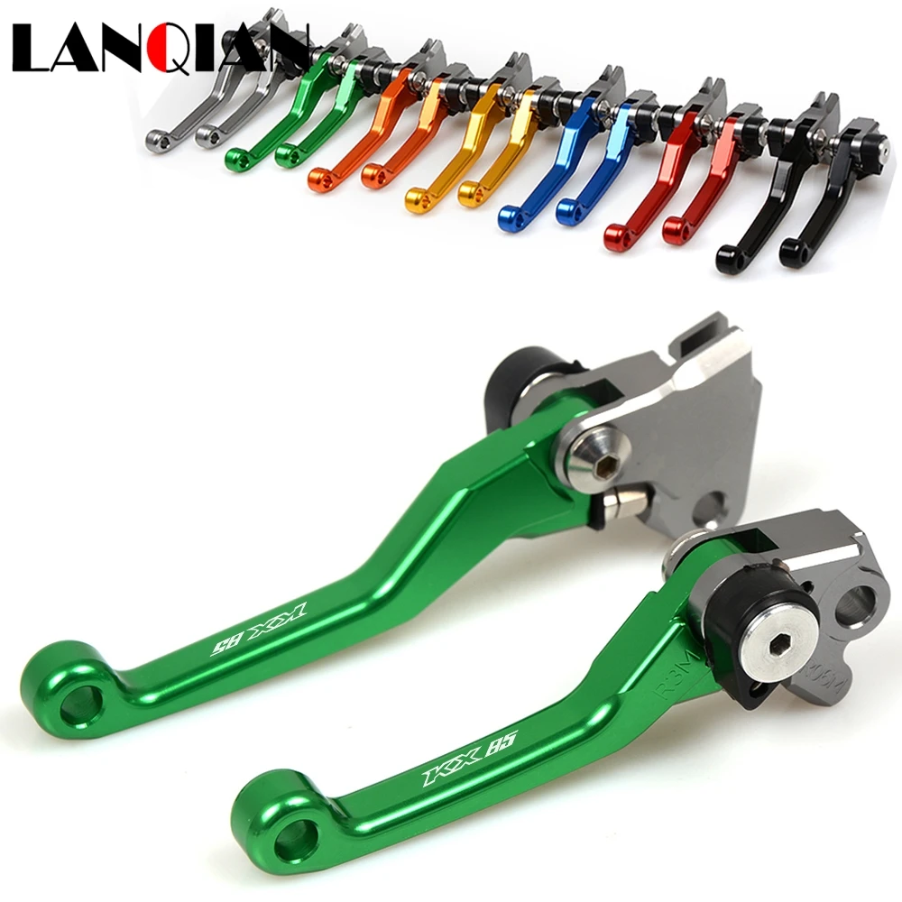 Алюминиевые рычаги тормозной муфты CNC для Kawasaki KX85 KX 85 2001 2002 2003 2004 2005 2006 2016|Рычаги