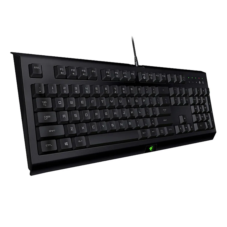 Оригинальная Проводная мембранная игровая клавиатура razer Cynosa, программируемые клавиши для записи макросов, защита от брызг, без подсветки, Игровая клавиатура