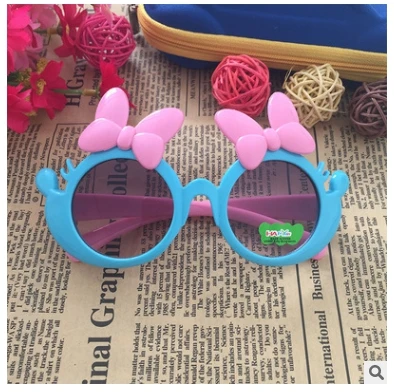 Милые детские очки в форме лука Gafas De Sol ninas Детские солнечные очки oculos de sol meninas 1354 - Цвет линз: 5