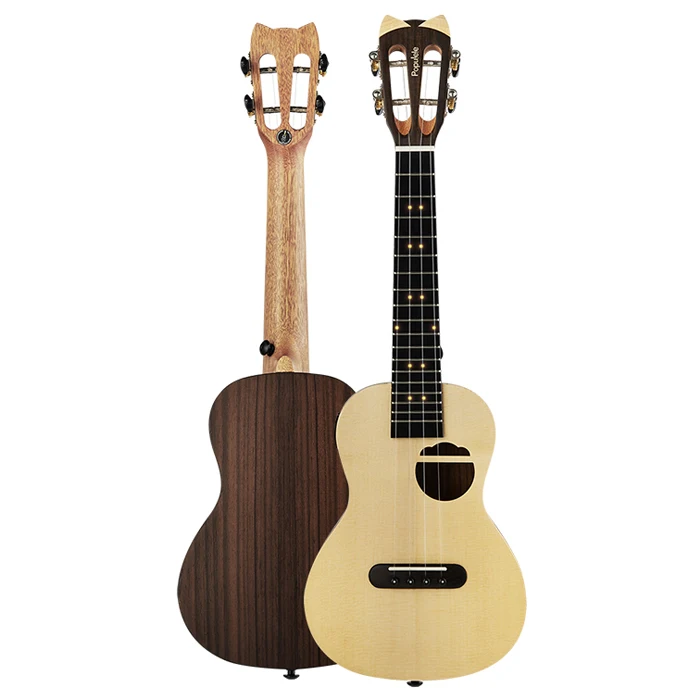 Populele S2 LED Bluetooth USB Smart Ukulele Toy For Beginners Tuition-Free Interesting Learning Toy Musical Instrument Gifts