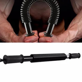 

Power Twister Bar Heavy Duty 30kg Wrist Arm Forearms Chest Exercise Fitness Equipment Spring Strength Training Exerciser Bar Hot