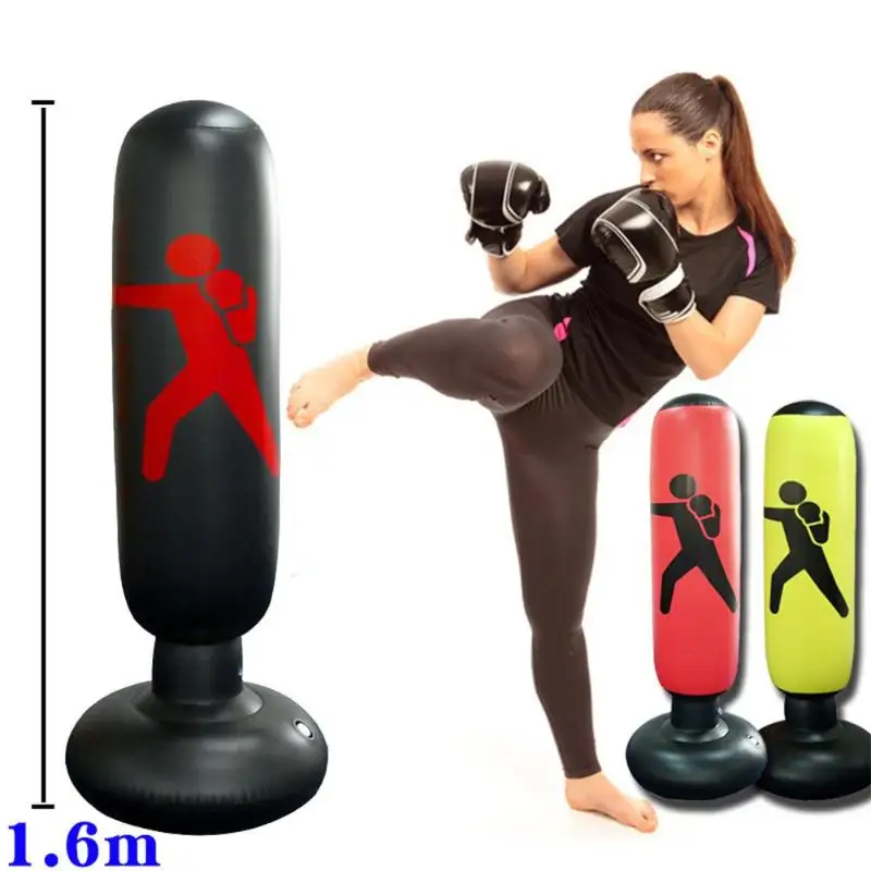 Антитревожный боксерский мешок с песком, надувной подвесной Кик, фитнес-боксерский мешок, тренировочный спортивный инструмент, облегчение давления, игрушка для отскакивания