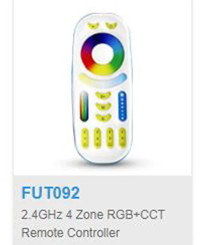 Milight FUT061 9 Вт RGB+ CCT Встраиваемый светодиодный потолочный светильник с регулируемой яркостью AC220V 2700K~ 6500K can 2,4G RF пульт дистанционного управления/APP/Amazon Голосовое управление - Испускаемый цвет: FUT092  Remote