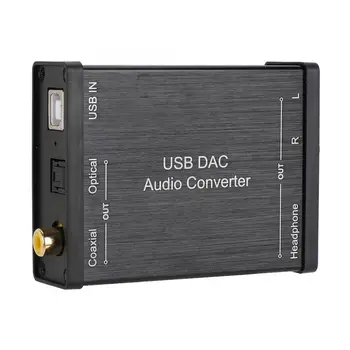 

USB DAC Audio Converter for Speaker Headphone USB Audio Sound Card Microphone Digital to Analog DAC Audio Converter Audio Sound