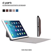 Ultra-thin Wireless Bluetooth Keyboard PU Leather Case Cover For iPad Mini 4/3 mini 2 7.9-8 inch Tablet With Bracket Protective