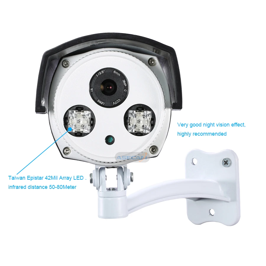  CCTV Auto Zoom 2.8~12mm Lens Varifocal HD 1920P Outdoor Surveillance Epistar 42Mil Array infrared A