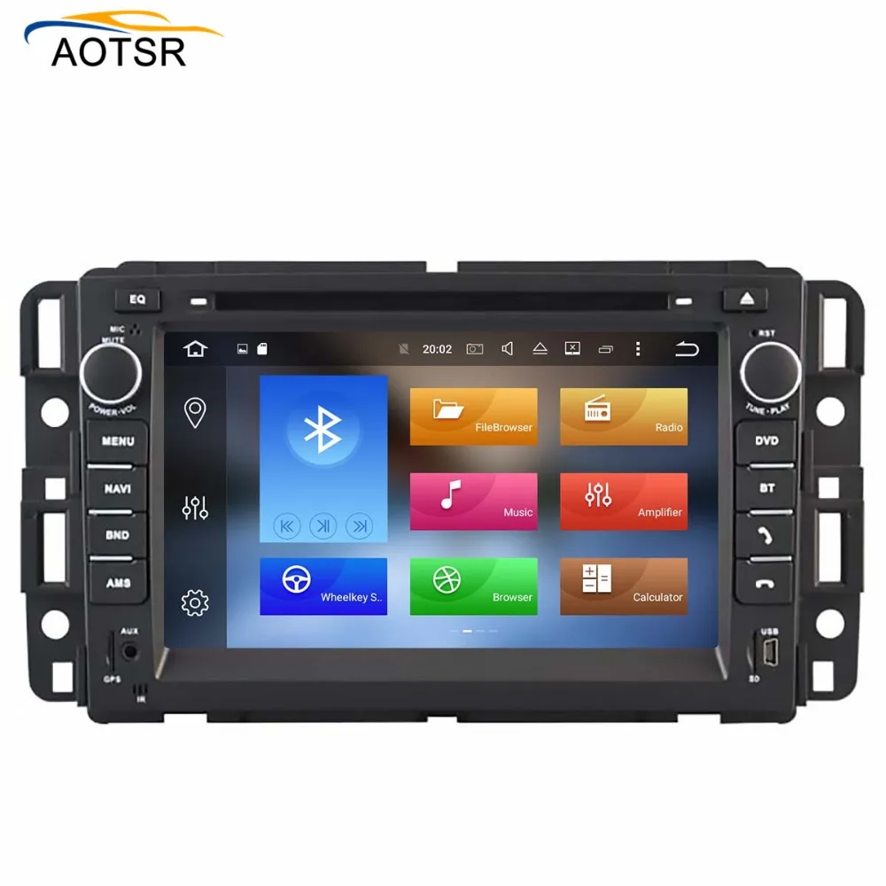 Cheap IPS Screen Android 8.0 car dvd multimedia player head unit For Hummer H2 2008 2009 2010 2011 Car dvd gps 4+32 wifi with radio BT 1