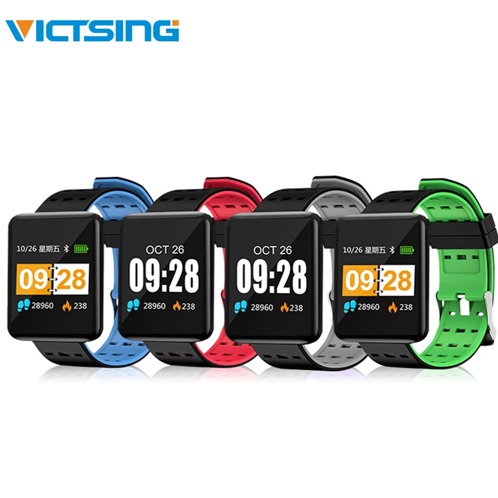 

VicTsing Smart Bracelet Watchband Heart Rate Blood Pressure/Oxygen Monitor Waterproof Bracelet Fitness Tracker for IOS Android