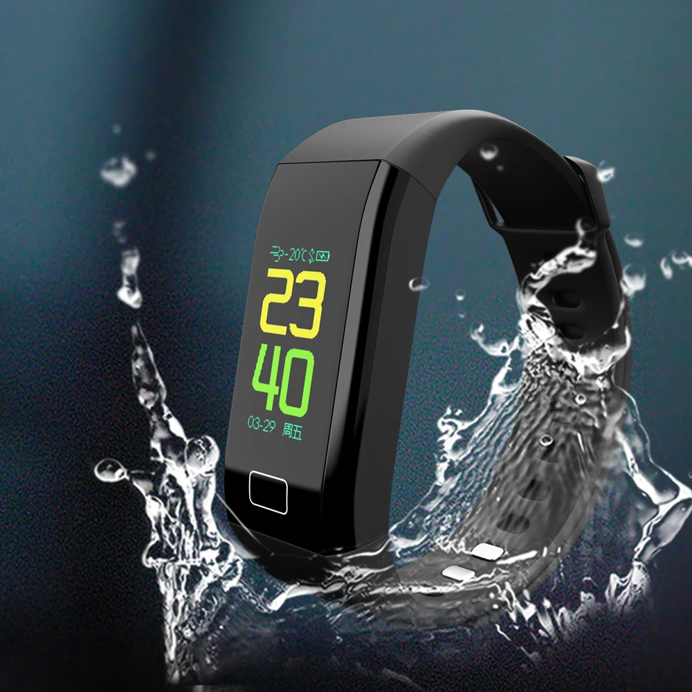 Умный Браслет фитнес-трекер пульсометр спортивный Smartband Pedometro Bluetooth цветной экран