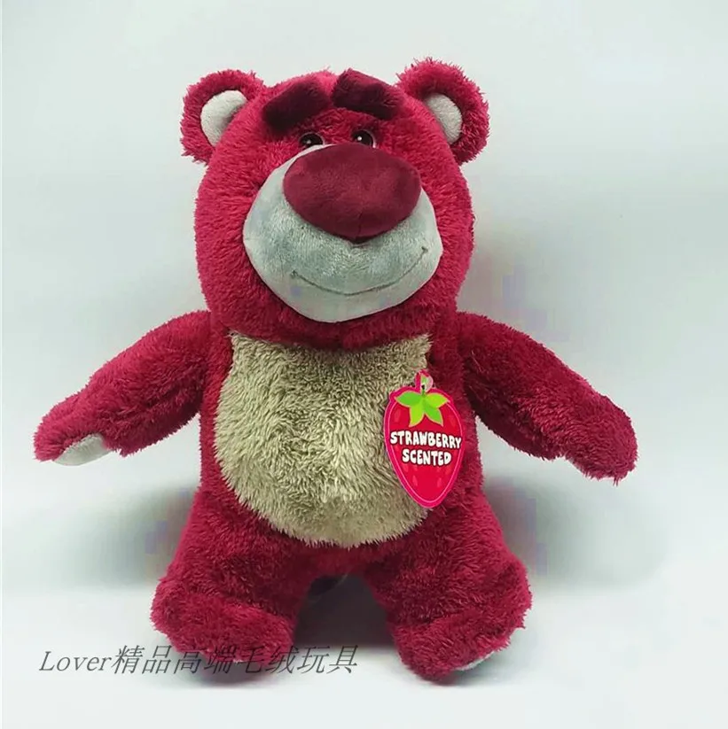 Toy Story Cute Lotso Huggin Bear Plush Toy 33cm Smells Strawberry Cute