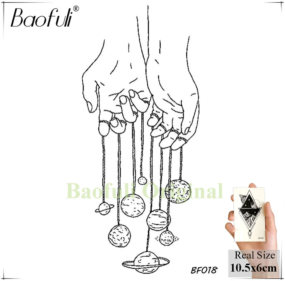 BAOFULI 25 стилей &quotсделай сам&quot временная Вселенная для мужчин подвески планеты