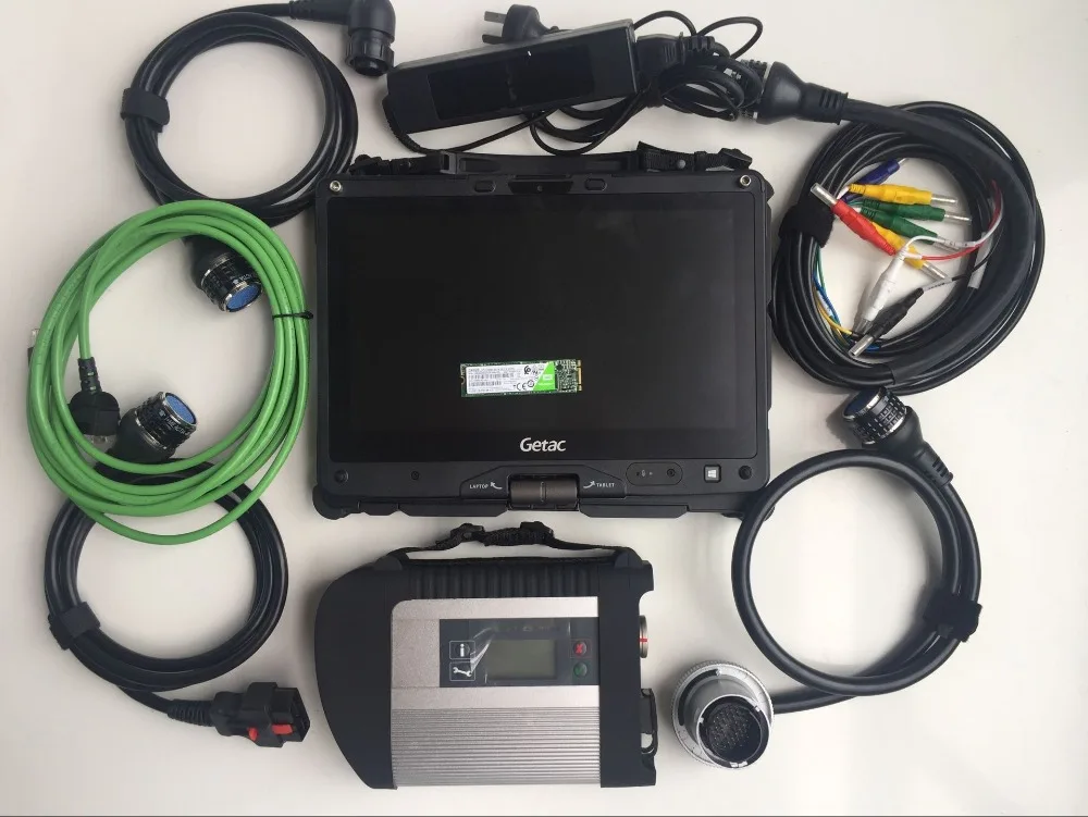 Для benz star diagnosis c4 win7 System Compact 4 super ssd 240gb software sprinter laptop getac i5 4g touch 12v car 24v truck|sd connect compact
