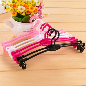 

10pcs/lot 26cm Strengthen ABS Plastic Hanger Bra Rack Soft Underwear Hangers Slip-resistant Magic Underwear Panties Clip