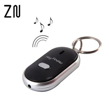 

10pcs Hot Sale Colorful LED Key Finder Locator Find Lost Keys Chain Keychain Whistle Sound Control