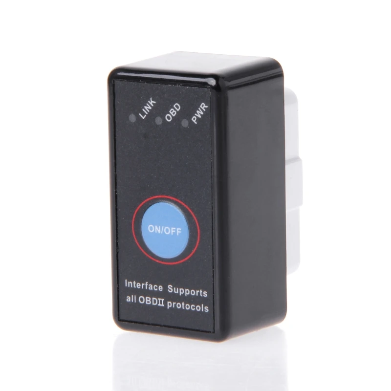 Авто Мини V2.1 ELM327 Bluetooth OBD2 автомобильные инструменты для диагностики сканер для аndroid Symbian