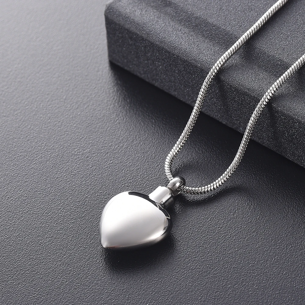 KLH8408 1 Polish Heart Urn Jewelry Memorial Ashes Keepsake