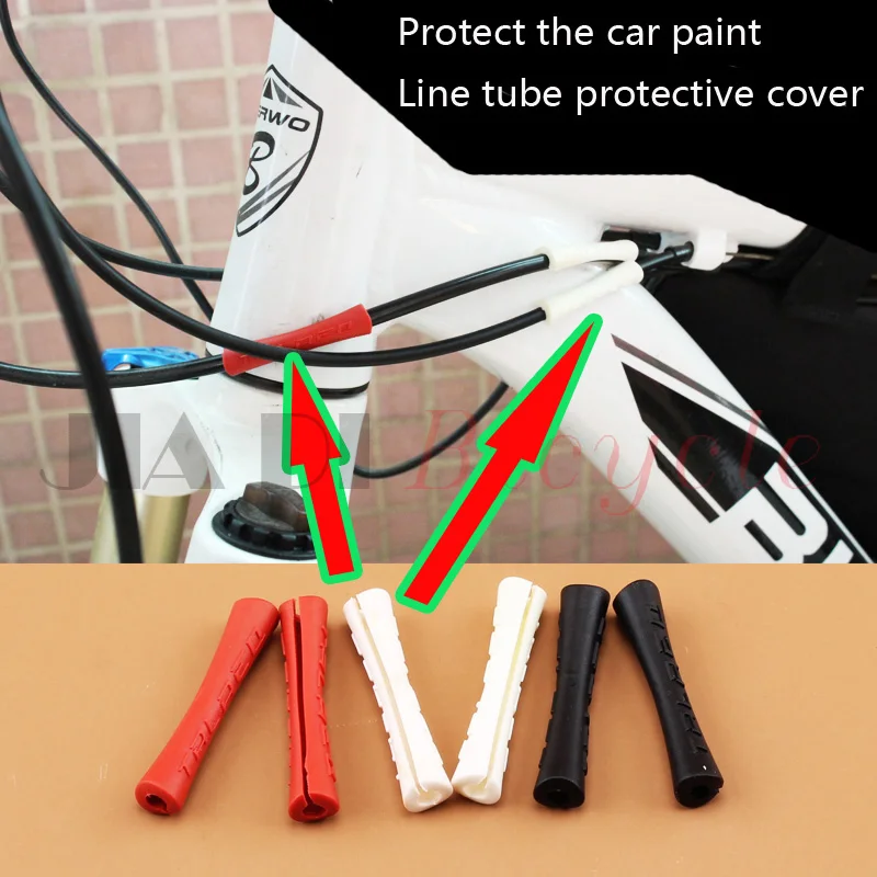 MUQZI 자전거 브레이크 케이블 보호 슬리브 파이프 케이스 변속기 시프트 케이블 보호기 하우징 커버 자전거 프레임 가이드