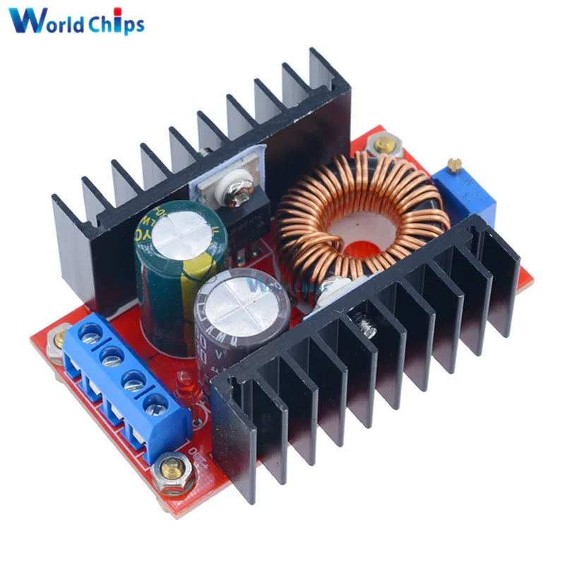 

DC-DC Converter Boost Power Supply Step Up Module 10-32V To 60-97V 100W Voltage Continuously Adjustable Best Selling