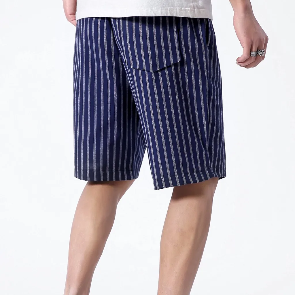 Шорты для мужчин летние мужские s полосатые шорты модные повседневные полосатые широкие спортивные тонкие шорты одежда короткие hombre