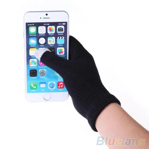 

2015 Brand New Women's Men's Knitted Wool Gloves Hand Wrist Warmer Winter Touch Screen Gloves