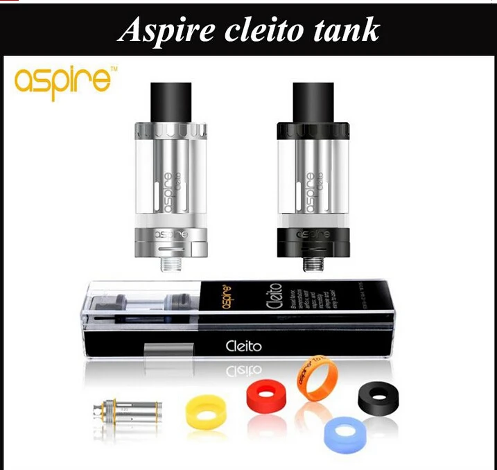 

100% Original Aspire Cleito Tank /cleito 120 tank Airflow Control 3.5ML Black SS Sub ohm RTA Tank Aspire Cleito
