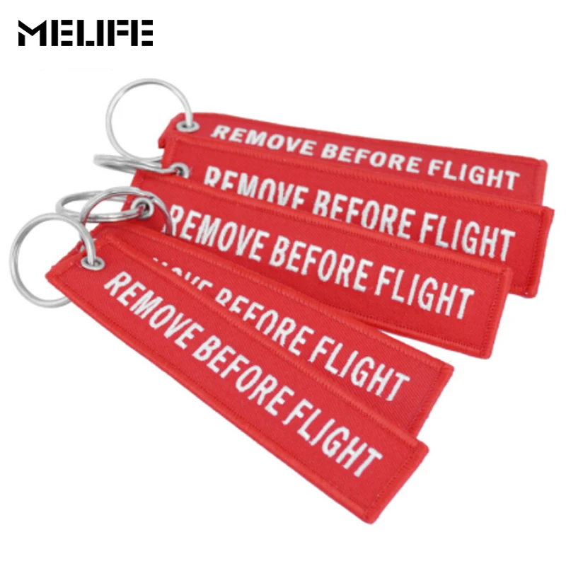 MELIFE الرياضة تسلق اكسسوارات إزالة قبل الطيران Chaveiro علامة التطريز المفاتيح الطيران OEM مفتاح سلسلة مفتاح فوب 3-6 PCS