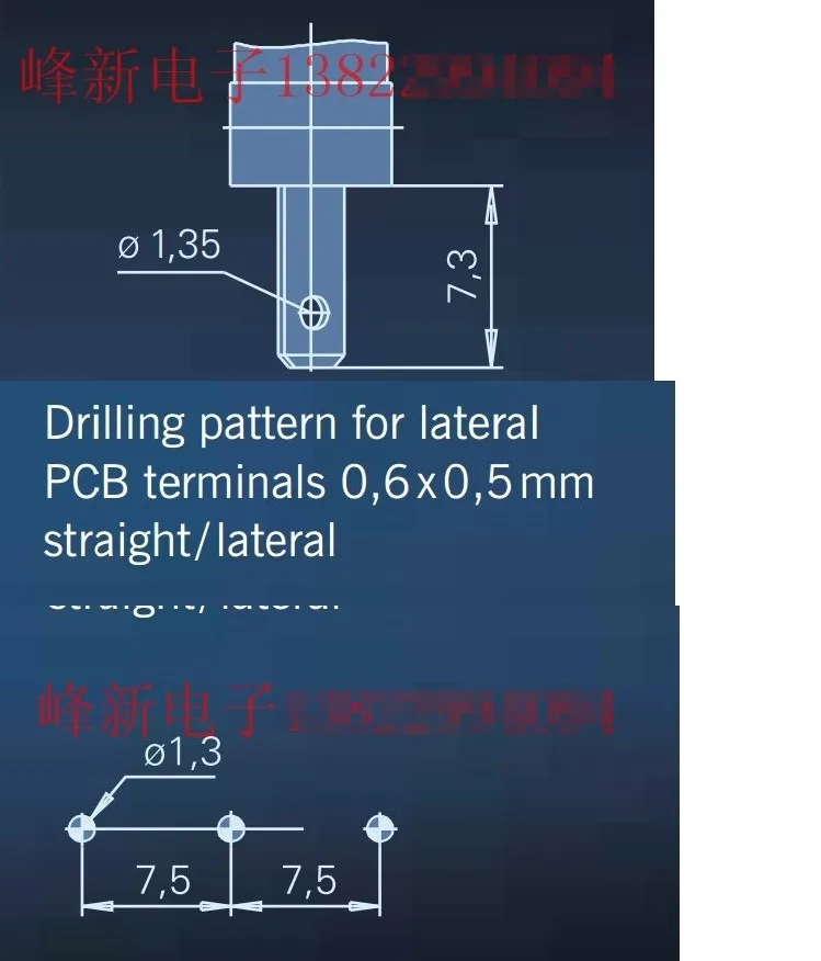 DB1 micro switch 3pin long foot micro limit stroke switch key switch 6A250V 3_