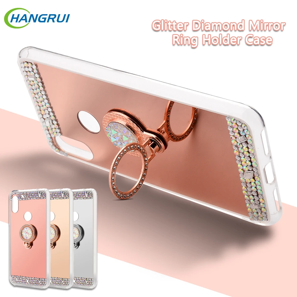 

Diamond Kickstand Phone Case For Samsung Galaxy S10 S8 S9 Plus M10 M20 A5 2017 A6 A7 A8 A9 2018 Note 8 9 Mirror Ring Holder Case