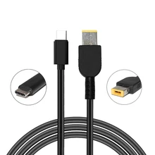 USB 3.1 Type C Charging Cable Cord Angled PD Emulator Trigger Dc Plug Laptop Power Adapter for Lenovo Thinkpad X1 Carbon Yoga 13 dc power tip plug adapter charger whit cable cord for lenovo thinkpad x1 yoga 13