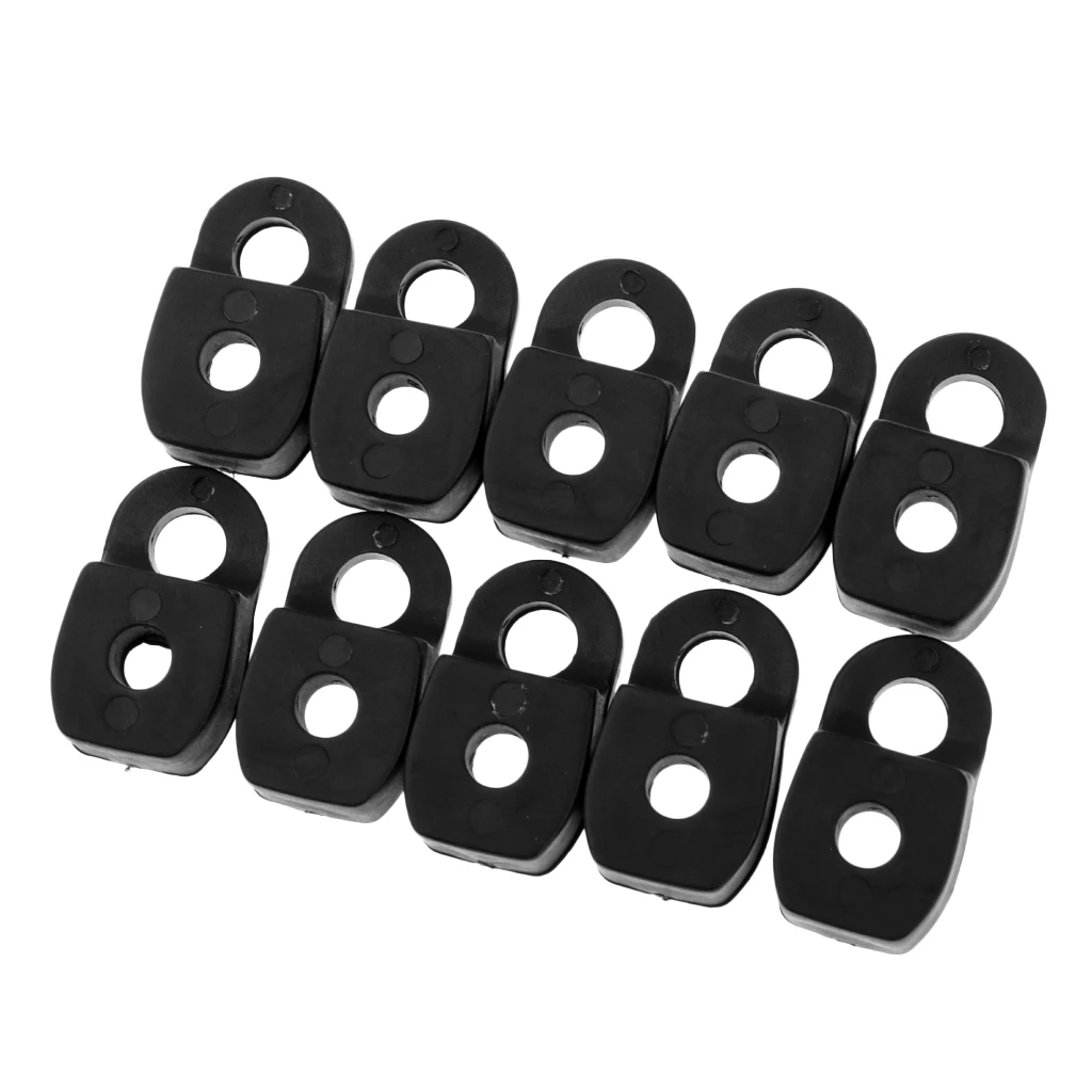 Lightweight 10 Kayak Canoe Double Hole Deck Rope Buckle Mount Cleat Accessory Model 1 Kayak Deck Eyes Eyelets