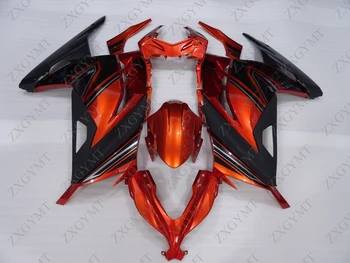 

Motorcycle Fairing EX 300 Ninja 2013 - 2015 Orange Gold Black Full Body Kits Zx300r 2014 Motorcycle Fairing EX300 13 14