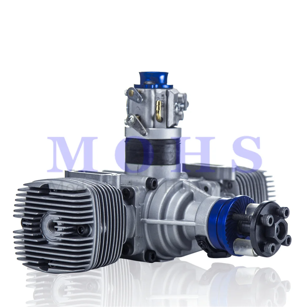 Двухтактные бензиновые двигатели NGH 2 цилиндра GT70 70cc двухтактные rc самолет