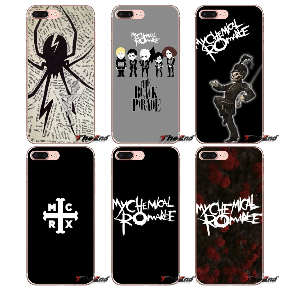 

Transparent Soft Cover My Chemical Romance For iPhone X 4 4S 5 5S 5C SE 6 6S 7 8 Plus Samsung Galaxy J1 J3 J5 J7 A3 A5 2016 2017