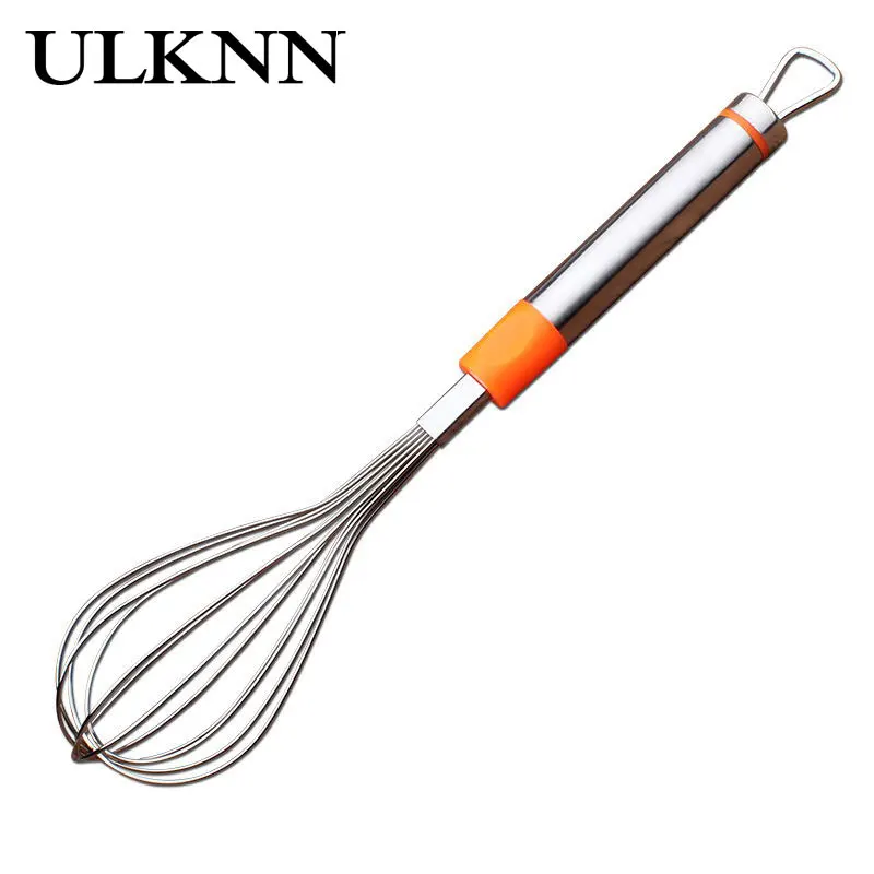 ULKNN Manual Egg Beater Household Kitchen Tool Steel Wire Thickening Durable Stainless PP Silvery | Дом и сад